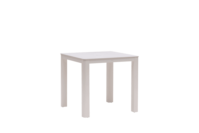 Hampshire 32″SQ Dining Table w/UH Glacier White