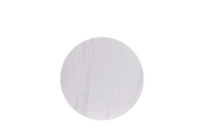 Sintered Stone Top 35″Rd Table Top Glacier White