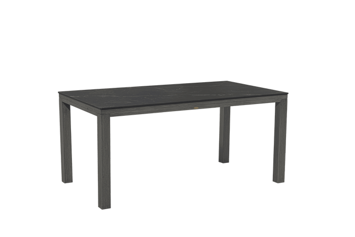 Laguna 71″x36″ Rect Sintered Stone Dining Table w/UH