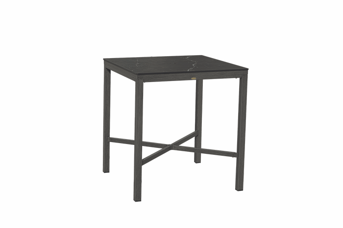 Laguna 39″ Sq Sintered Stone Bar Table w/UH