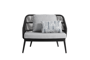 Las Colinas Club Chair (Charcoal)