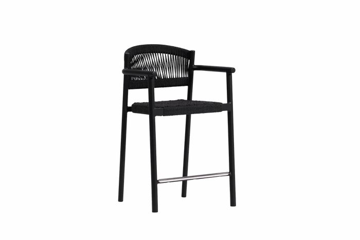 Naples Counter Chair w Arm (Stackable)