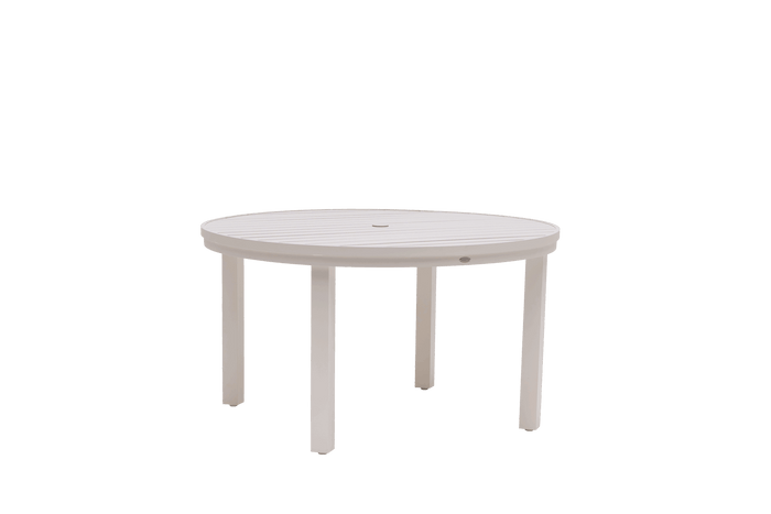 Sunbury 54″ Round Dining Table w/UH White