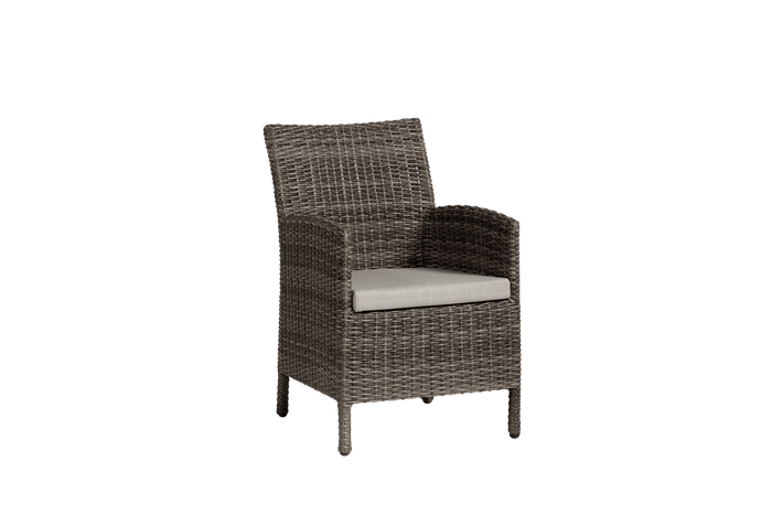 Coral Gables Dining Arm Chair Opal Grey