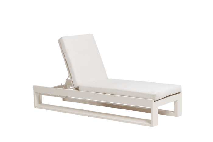 Avenue Adjustable Lounger White