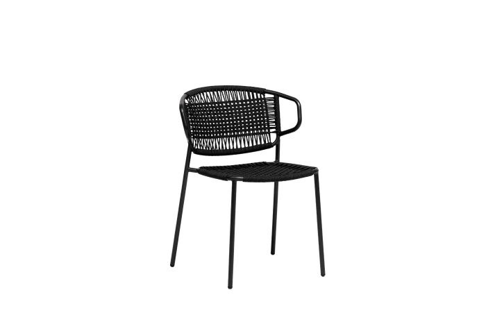 Burano Dining Arm Chair Carbon