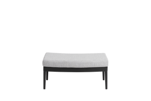 Las Colinas Ottoman (Charcoal)