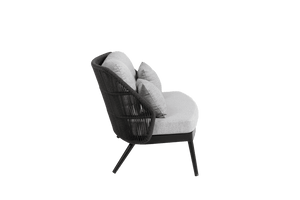 Las Colinas Love Seat (Charcoal)