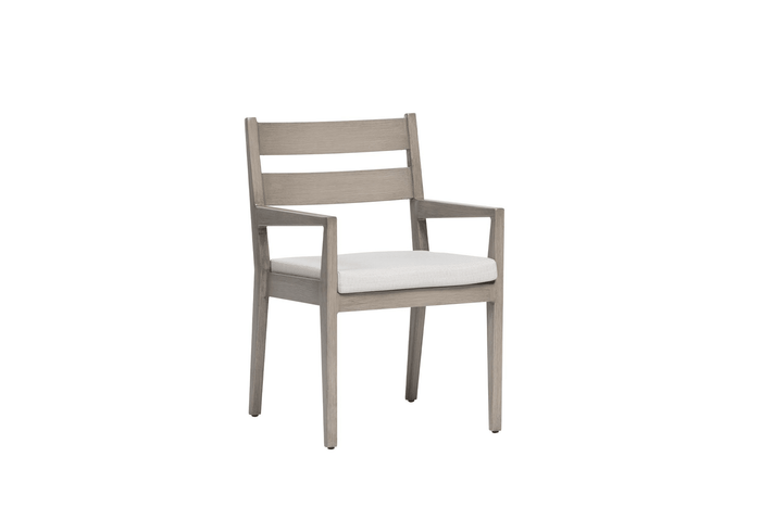 Lucia Dining Arm Chair Pearl