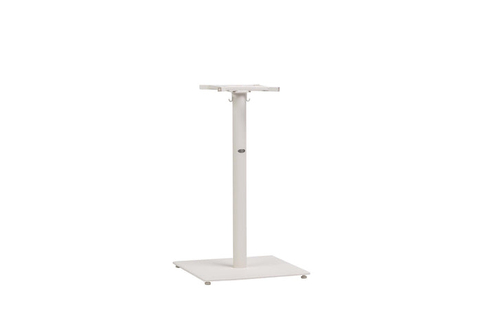 Pismo Bar Table Base Square , 77 LBS + Small Spider White
