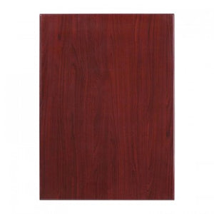 30'' X 42'' RECTANGULAR RESIN MAHOGANY TABLE TOP [TP-MAH-3042-GG]