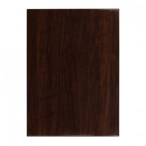 30'' X 42'' RECTANGULAR RESIN WALNUT TABLE TOP [TP-WAL-3042-GG]
