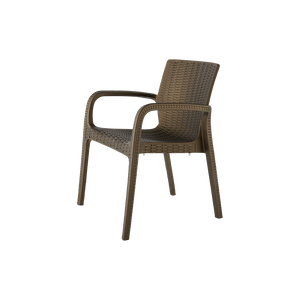 Koppla Stackable Rattan Dining Arm Chair