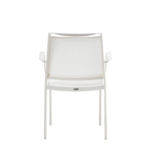 Como Dining Arm Chair (White)
