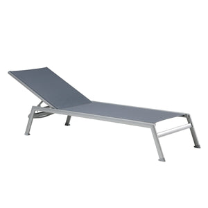 Lucca Adjustable Lounger (Gray)