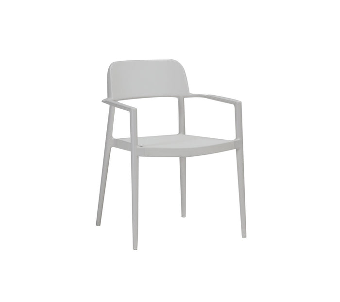 Jordan Dining Arm Chair (White)