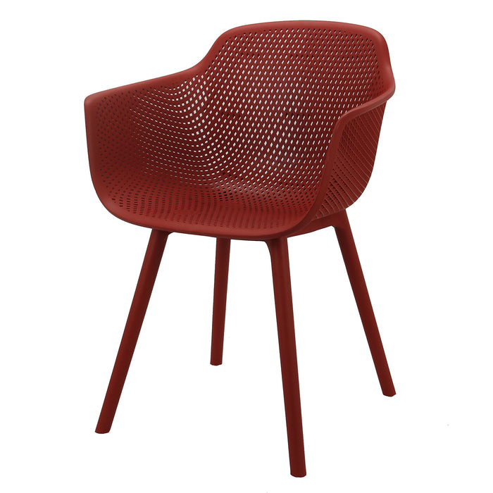 Cortez Arm Chair Red