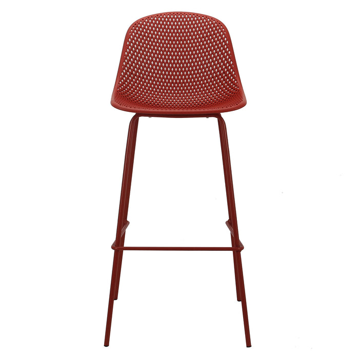 Cortez Bar Chair Red