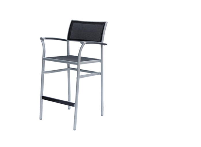 New Roma Sling Bar Chair w/Aluminum Armrest