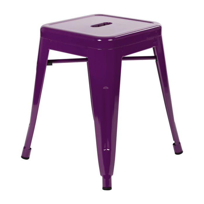 Phoenix Backless Side Chair Purple
